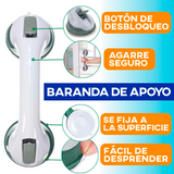 🛁 Barra Agarradera Anticaída con Ventosa